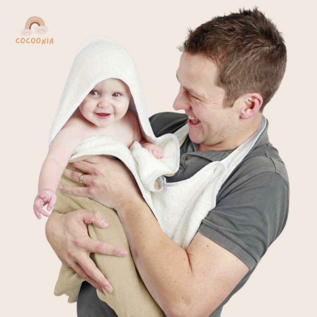 Tablier de Bain Bébé – Anti-Froid & Anti-Glissade
