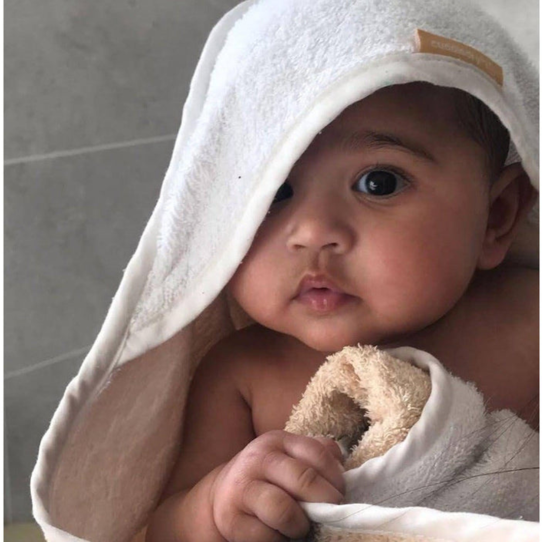 Tablier de Bain Bébé – Anti-Froid & Anti-Glissade