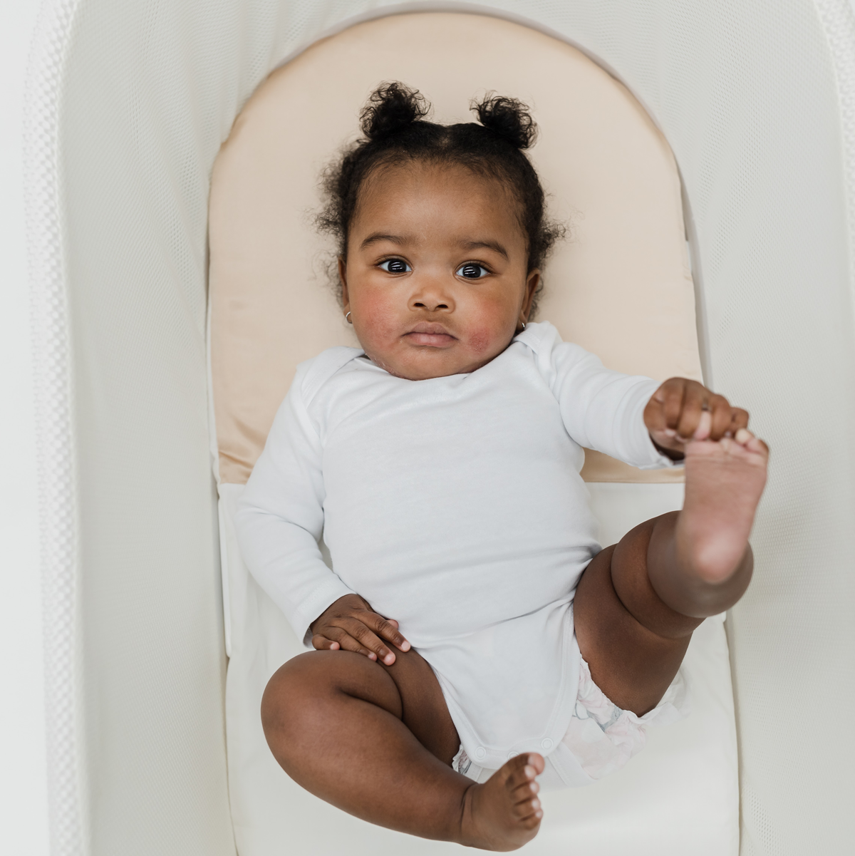 Housse de berceau en soie